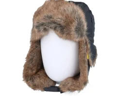 Reflex Faux Fur Black Trapper - MJM Hats