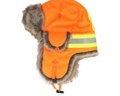 Reflex Faux Fur Orange Trapper - MJM Hats