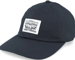 Relaxed Dad Heritage Cap Regular Black Dad Cap - Levi's