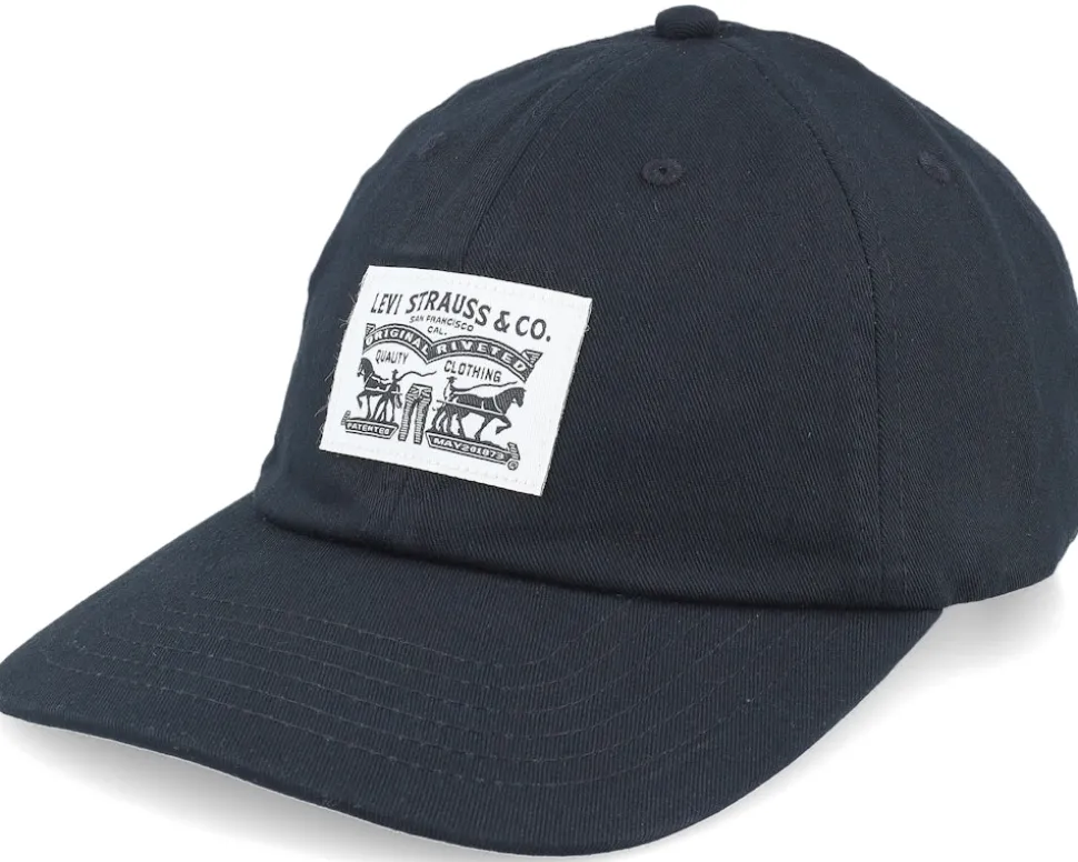 Relaxed Dad Heritage Cap Regular Black Dad Cap - Levi's