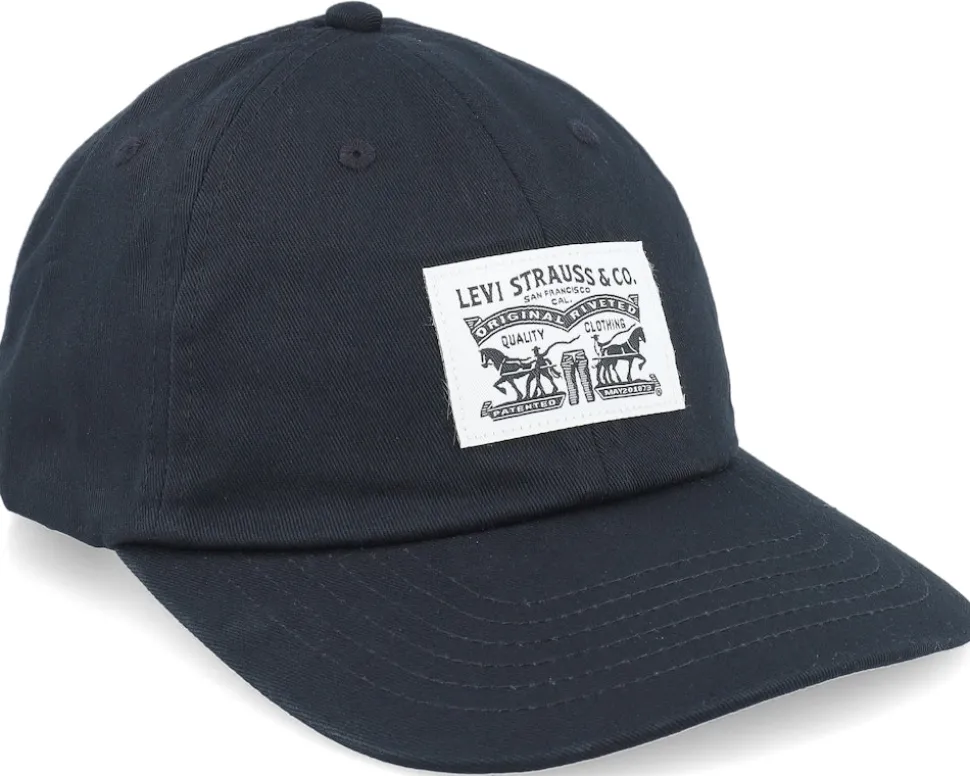 Relaxed Dad Heritage Cap Regular Black Dad Cap - Levi's