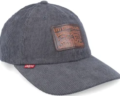 Relaxed Heritage Cap Dark Grey Dad Cap - Levi's