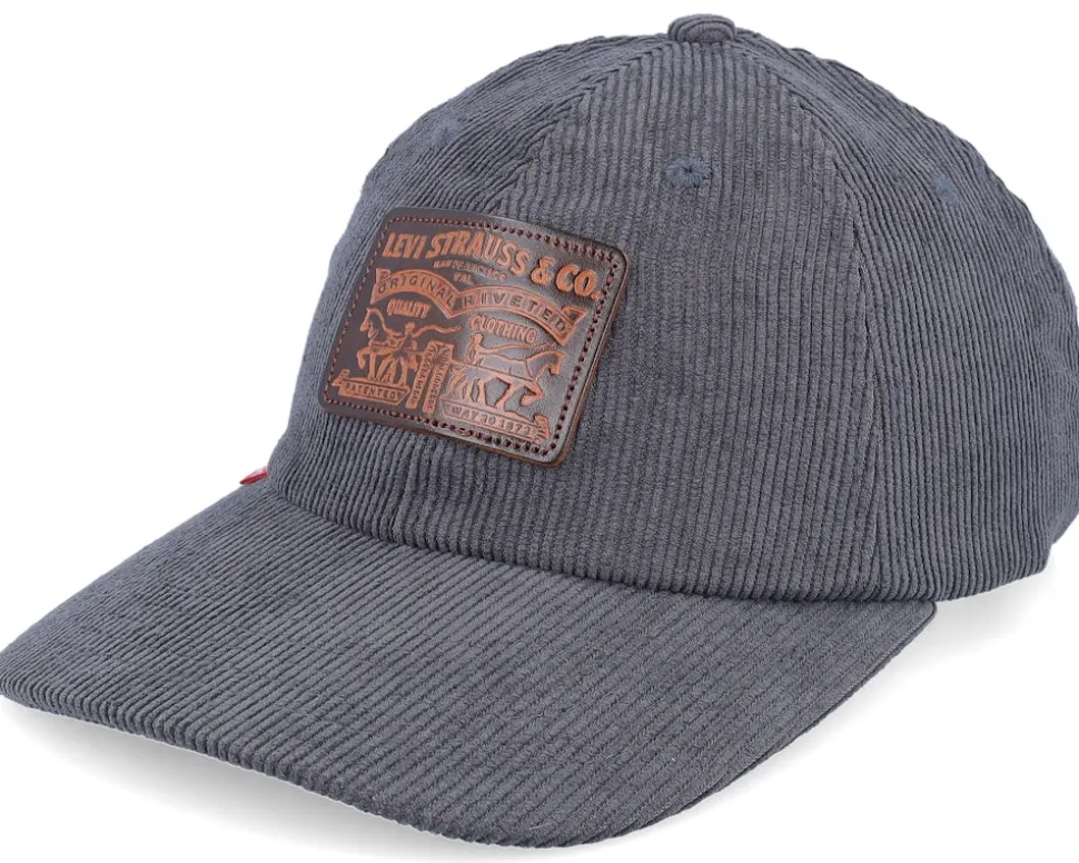 Relaxed Heritage Cap Dark Grey Dad Cap - Levi's