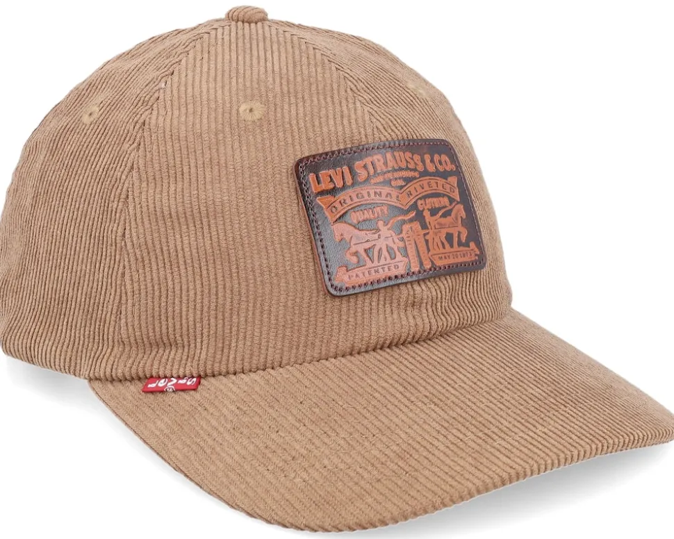 Relaxed Heritage Cap Dark Khaki Dad Cap - Levi's
