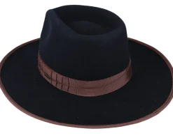 Reno Black/Brown Fedora - Brixton