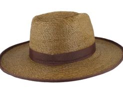 Reno Coffee Straw Hat - Brixton