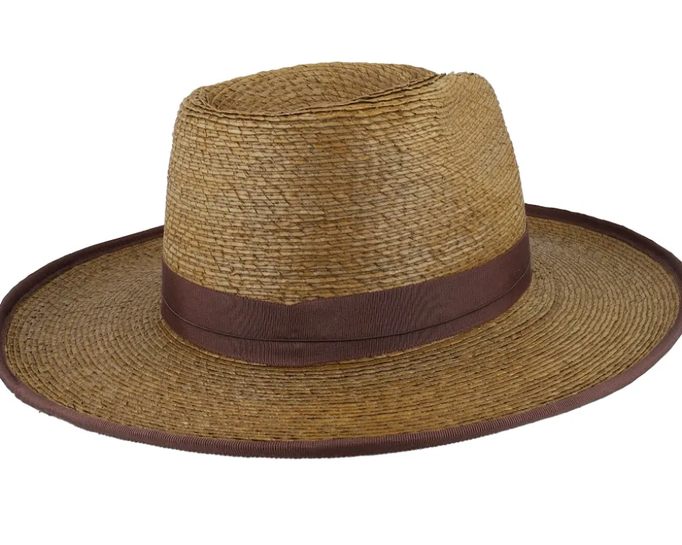 Reno Coffee Straw Hat - Brixton