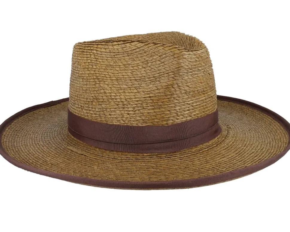 Reno Coffee Straw Hat - Brixton