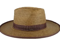Reno Coffee Straw Hat - Brixton