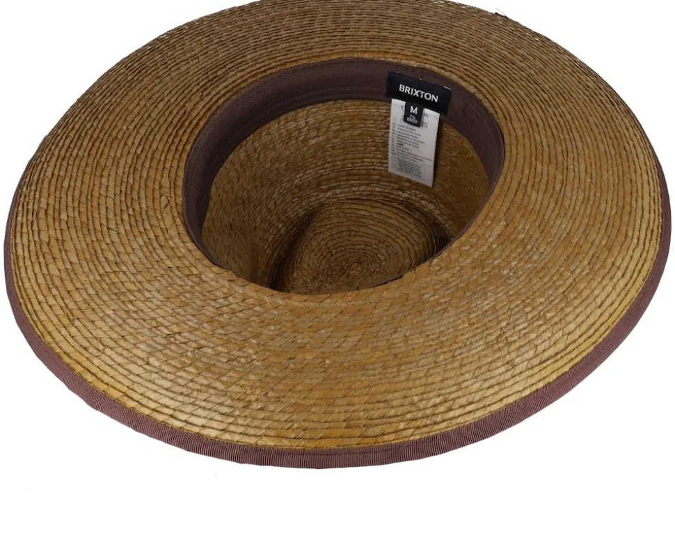 Reno Coffee Straw Hat - Brixton