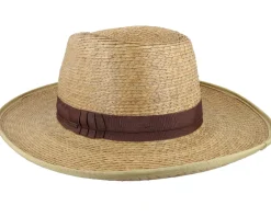 Reno Tan Straw Hat - Brixton