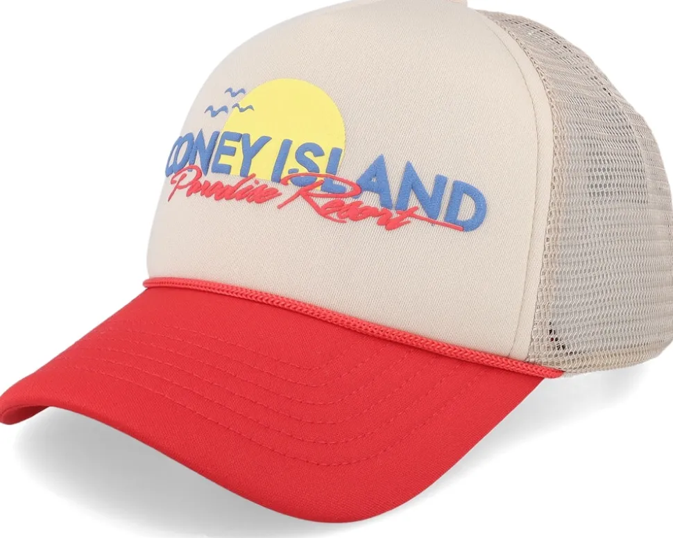 Resort Oatmeal/Salsa A-Frame Trucker - Coney Island Picnic