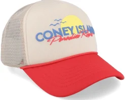 Resort Oatmeal/Salsa A-Frame Trucker - Coney Island Picnic