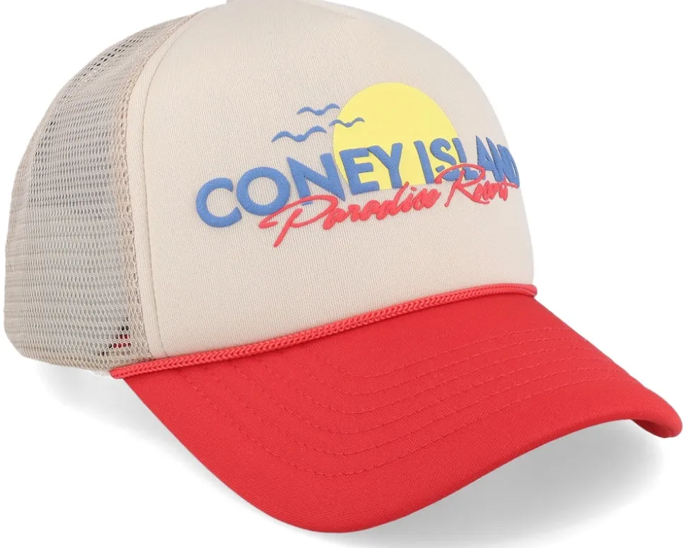 Resort Oatmeal/Salsa A-Frame Trucker - Coney Island Picnic