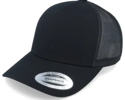 Retro Black A-Frame Trucker - Yupoong