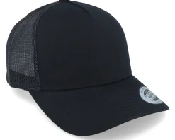 Retro Black A-Frame Trucker - Yupoong