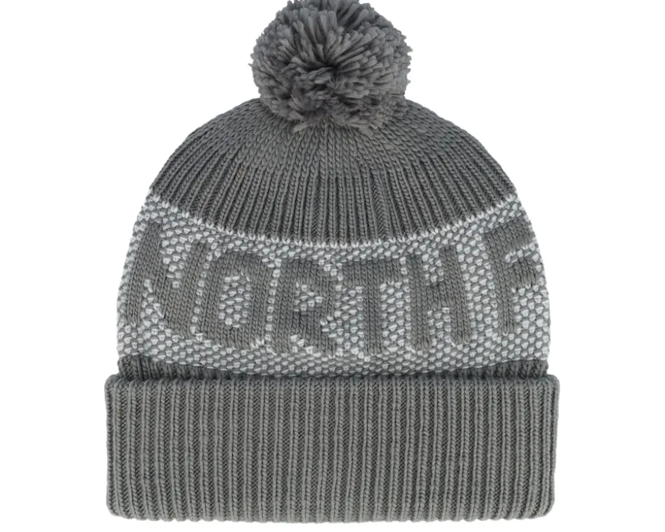Retro Cabin Beanie Smoked Pearl/Hi Pom - The North Face