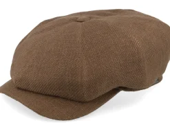 Retro Cap Chocolate Newsboy Flat Cap - Wigéns