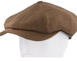 Retro Cap Chocolate Newsboy Flat Cap - Wigéns