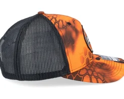 Retro Fishing Logo 112p Kryptek Inferno/Black Trucker - Skillfish