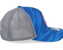 Retro Fishing Logo 112p Streak Royal Camo/Charcoal Trucker - Skillfish