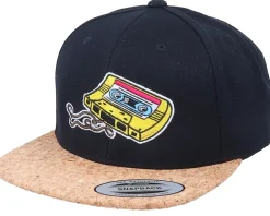 Retro Mix Tape Black/Cork Snapback - Iconic
