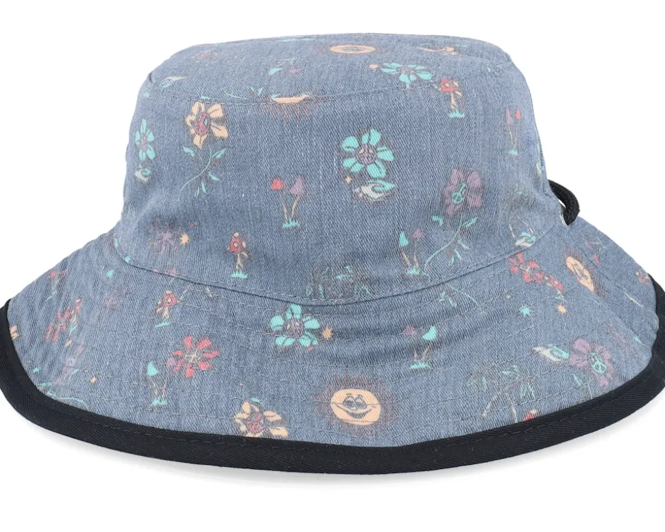 Revo Revo Wide Brim Hat Black Bucket - Rip Curl