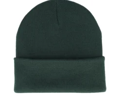 Rib Beanie Black Olive Cuff - Jack Wolfskin