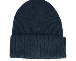 Ribbed Beanie Dark Navy Cuff - Lyle & Scott
