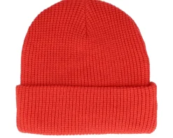Ribbed Rooster Classic Knits Icon Embroidery Red Cuff - Goorin Bros.