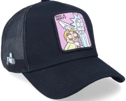 Rick & Morty Black Trucker - Capslab