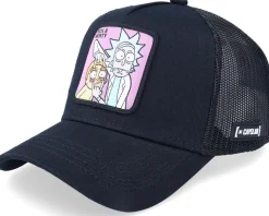 Rick & Morty Black Trucker - Capslab