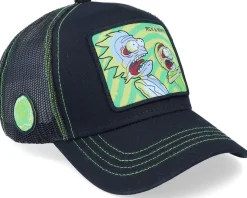 Rick & Morty Black Trucker - Capslab