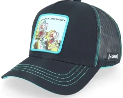 Rick & Morty Black Trucker - Capslab