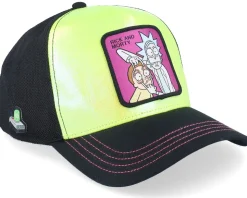 Rick & Morty Black/Green Trucker - Capslab
