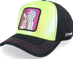 Rick & Morty Black/Green Trucker - Capslab