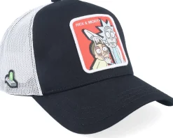 Rick & Morty Black/White Trucker - Capslab