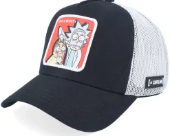 Rick & Morty Black/White Trucker - Capslab