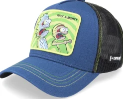 Rick & Morty Blue/Black Trucker - Capslab