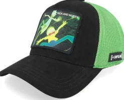 Rick & Morty Green/Black Premium A-Frame Trucker - Capslab