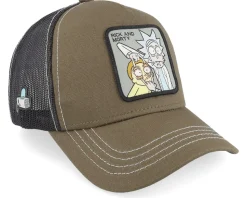 Rick & Morty Green/Black Trucker - Capslab