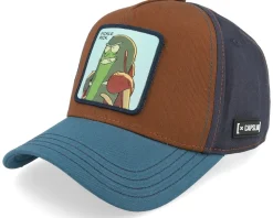 Rick & Morty Picle Rick Premium Blue/Brown A-Frame Trucker - Capslab