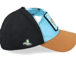 Rick & Morty Rick Black/Turqouise/Brown A-Frame Trucker - Capslab
