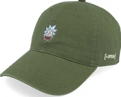 Rick & Morty Rick Dark Green Dad Cap - Capslab