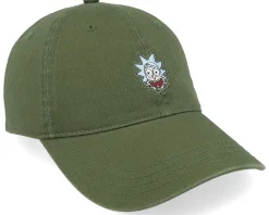 Rick & Morty Rick Dark Green Dad Cap - Capslab