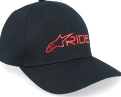 Ride 3.0 Hat Black/Red Adjustable - Alpinestars