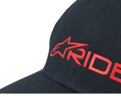 Ride 3.0 Hat Black/Red Adjustable - Alpinestars