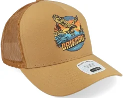 Ridgewood C Hat Copper/Copper A-Frame Trucker - Brixton