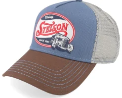 Riding Hot Rod Blue/Brown Trucker - Stetson
