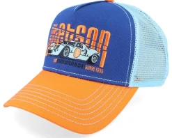 Riding Hot Rod Blue/Brown Trucker - Stetson